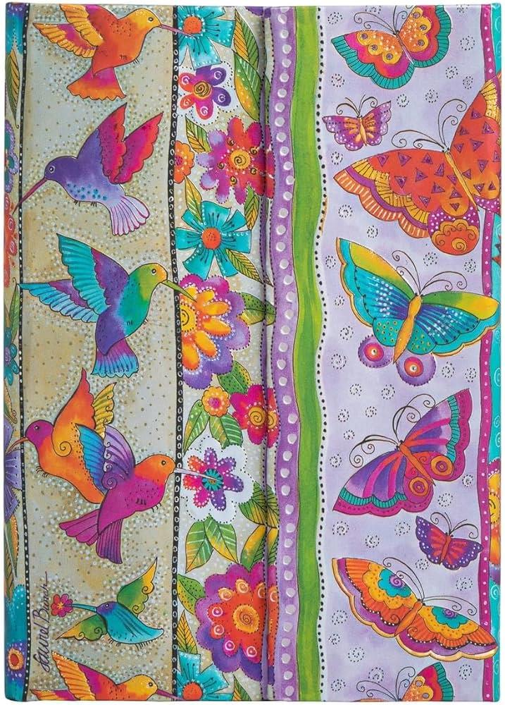 PLAYFUL CREATIONS HUMMINGBIRDS & FLUTTERBYES MINI LINED  | 9781439772485 | PAPERBLANKS