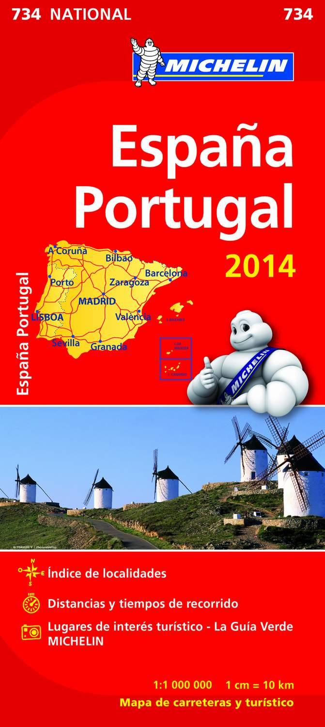 MAPA NATIONAL ESPAÑA  PORTUGAL | 9782067191471 | VV.AA.