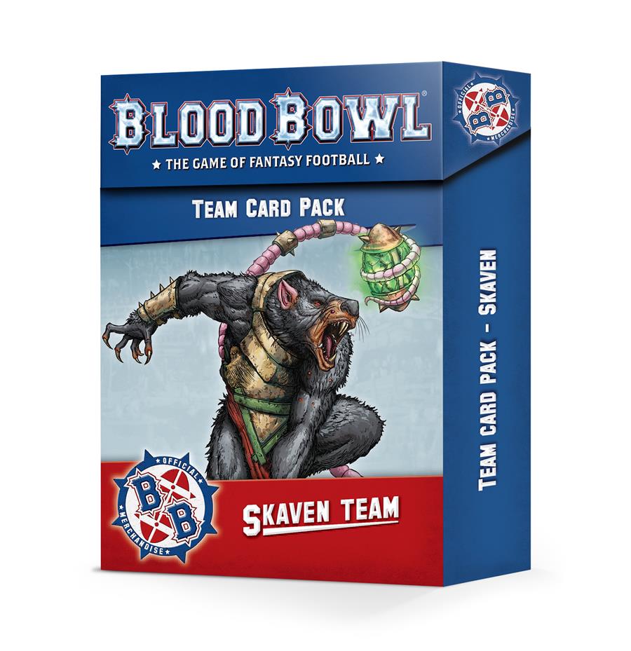 BLOOD BOWL: SKAVEN TEAM CARD PACK | 5011921155040 | GAMES WORKSHOP