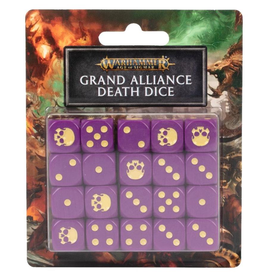 AOS: GRAND ALLIANCE DEATH DICE SET | 5011921143870 | GAMES WORKSHOP