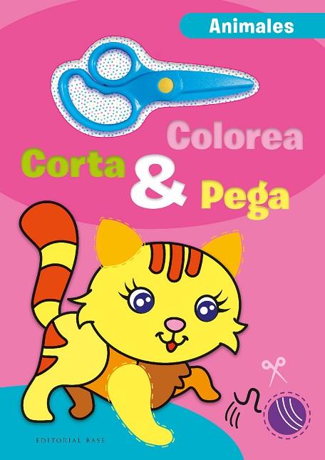 COLOREA CORTA Y PEGA ANIMALES | 9788418715617 | CARAMEL