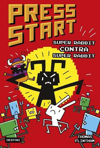 Press Start 04 Super Rabbit contra Super Rabbit | 9788408253969 | Thomas Flintham
