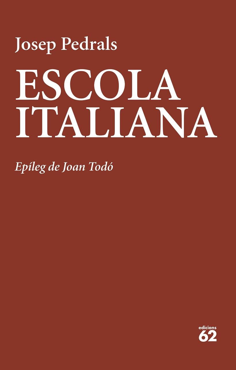 Escola italiana | 9788429781908 | Josep Pedrals