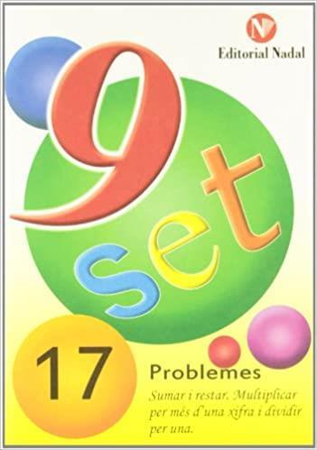9 SET 17 PROBLEMES | 9788478870431 | R M MARTI FUSTER