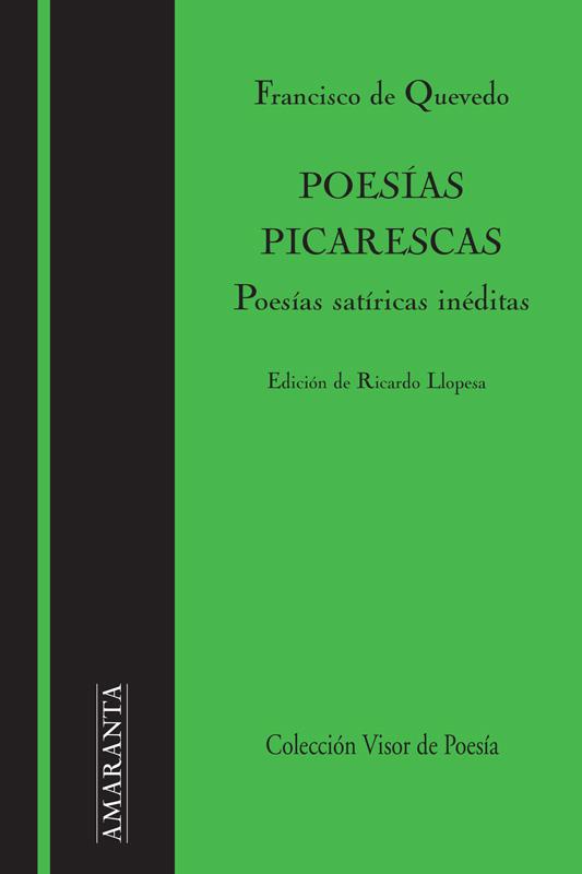 Poesías picarescas | 9788498956955 | Francisco de Quevedo