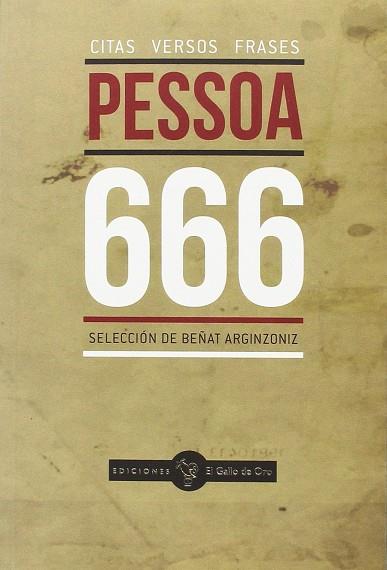 666 Citas, Versos, Frases | 9788416575152 | Fernando Pessoa