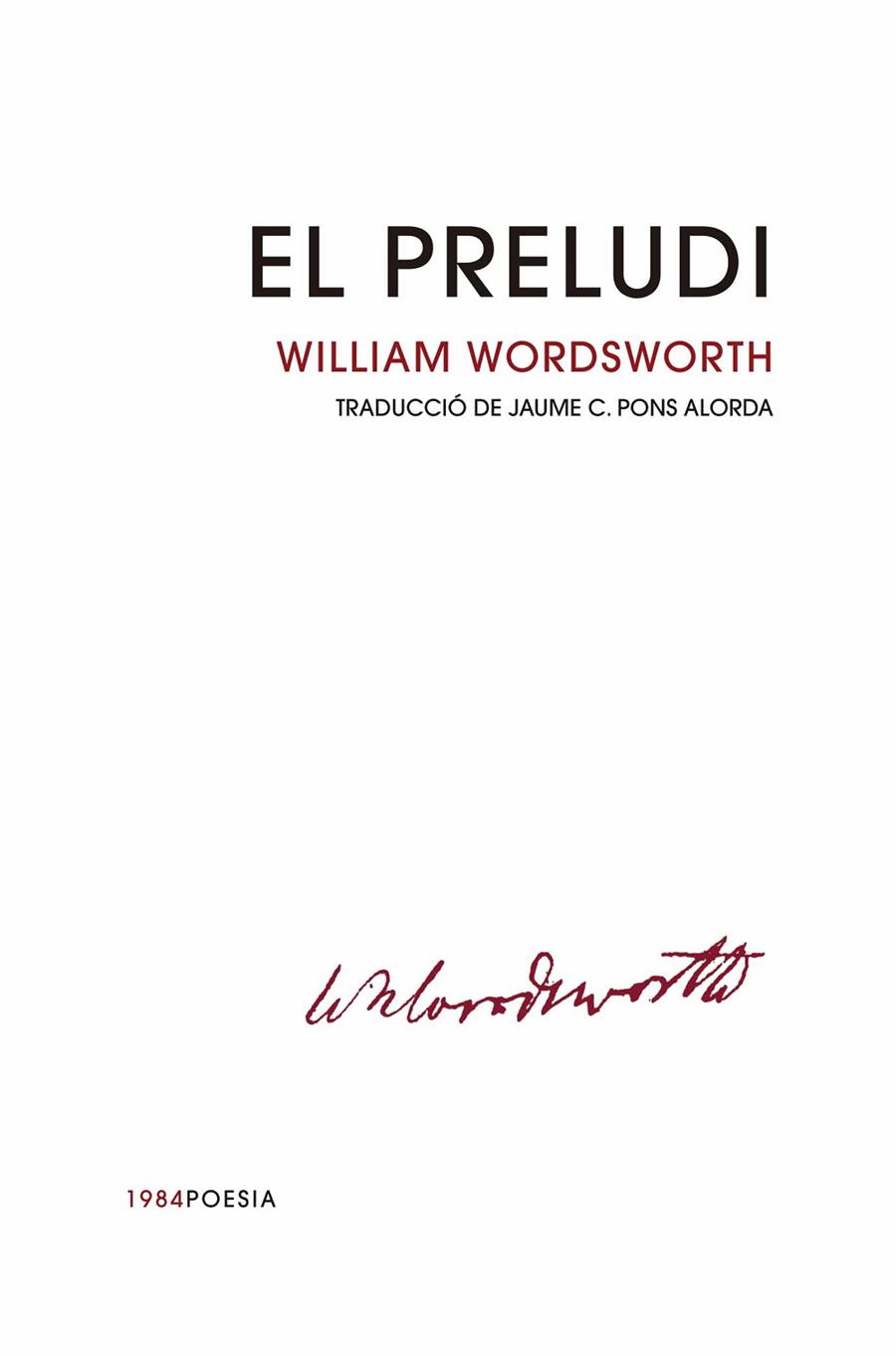 EL PRELUDI | 9788416987665 | WILLIAM WORDSWORTH