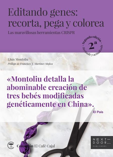 Editando genes: recorta, pega y colorea | 9788412068597 | Lluís Montoliu