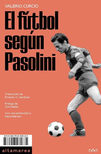 El fútbol según Pasolini | 9788418481635 | Valerio Curcio