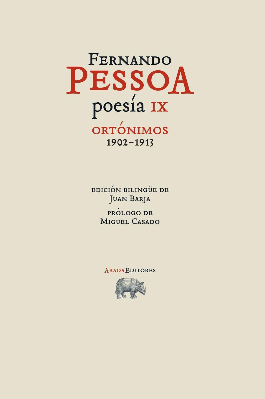 Poesía IX | 9788417301095 | Fernando Pessoa