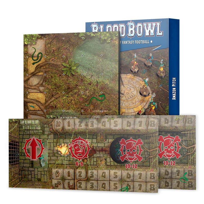 BLOOD BOWL: AMAZONS TEAM PITCH & DUGOUTS | 5011921186877 | GAMES WORKSHOP