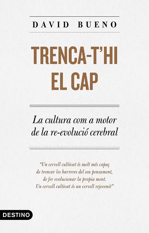 TRENCA-T'HI EL CAP | 9788497102889 | DAVID BUENO