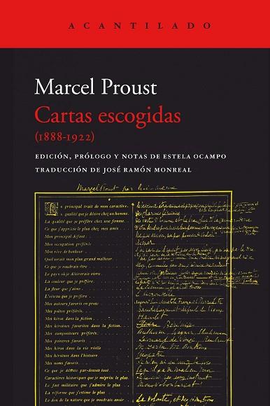 Cartas escogidas (1888-1922) | 9788419036100 | Marcel Proust