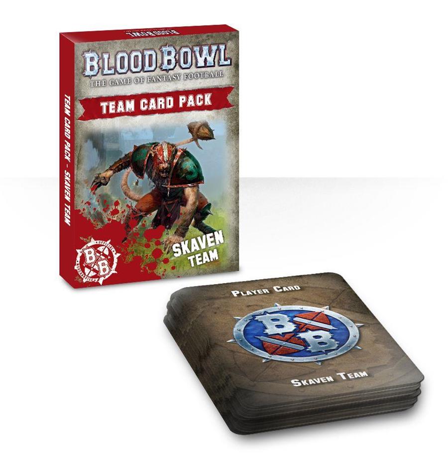 BLOOD BOWL: SKAVEN TEAM CARDS (ENGLISH) | 5011921100132 | GAMES WORKSHOP