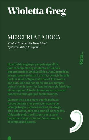 MERCURI A LA BOCA | 9788416738212 | WIOLETTA GREG
