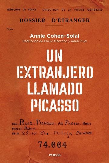 Un extranjero llamado Picasso | 9788449340680 | Annie Cohen-Solal