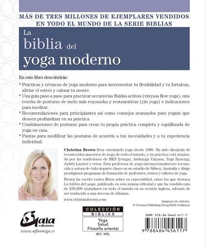 LA BIBLIA DEL YOGA MODERNO | 9788484456117 | CHRISTINA BROWN 