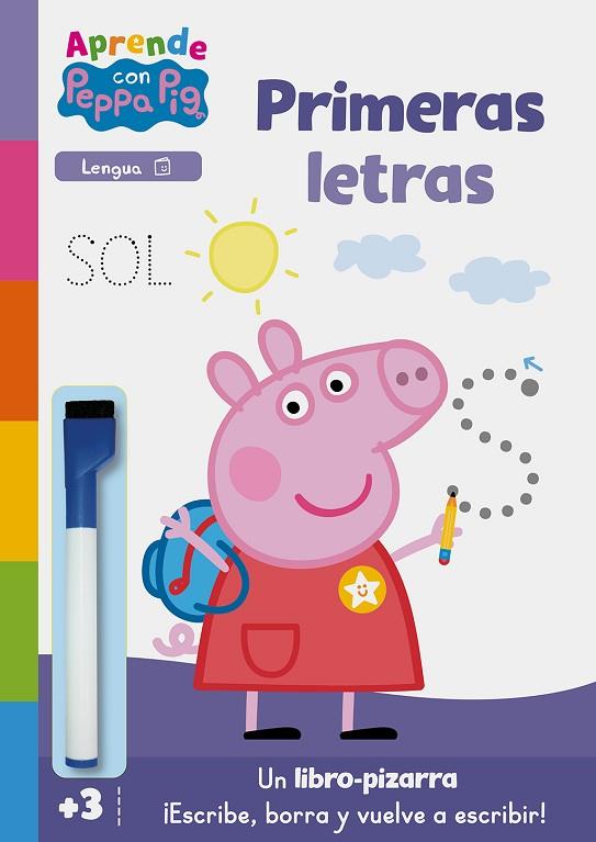 PEPPA PIG PRIMERAS LETRAS LIBRO-PIZARRA | 9788448859077 | HASBRO & EONE