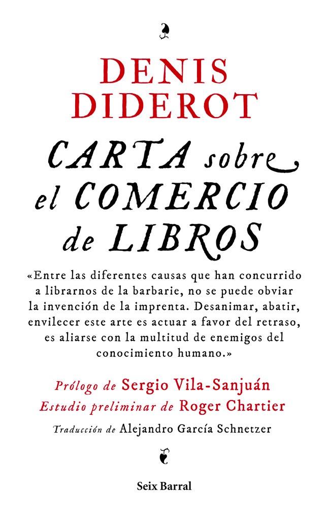 CARTA SOBRE EL COMERCIO DE LIBROS | 9788432214820 | DIDEROT, DENIS