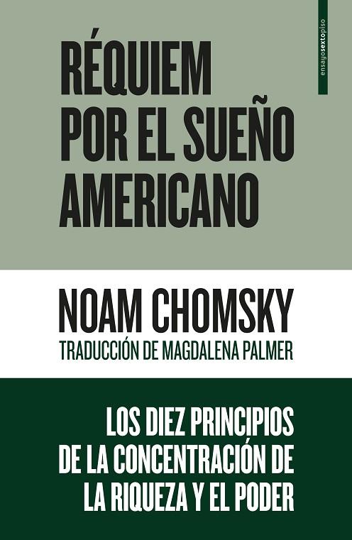 REQUIEM POR EL SUEÑO AMERICANO | 9788416677504 | NOAM CHOMSKY