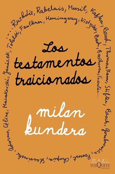 Los testamentos traicionados | 9788411071710 | Milan Kundera