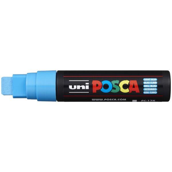 POSCA PC-17K LIGHT BLUE CHISEL SHAPED | 4902778364192 | UNI POSCA