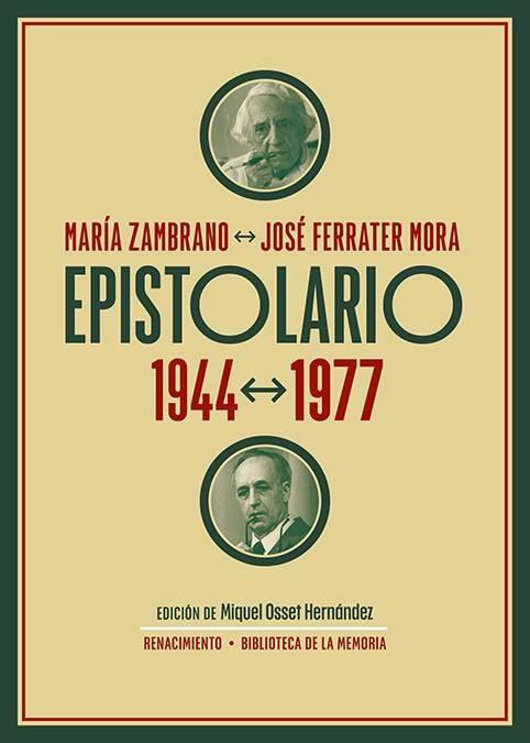 Epistolario 1944-1977 | 9788419231864 | FERRATER MORA & ZAMBRANO