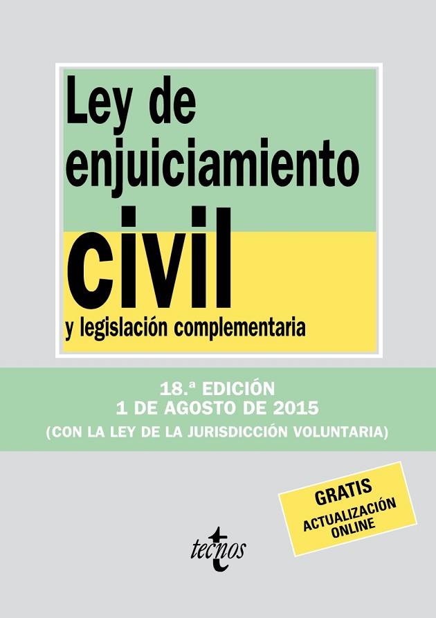 LEY DE ENJUICIAMIENTO CIVIL | 9788430966080 | VVAA