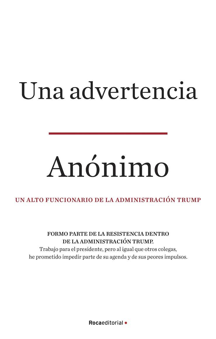 UN ADVERTENCIA | 9788418249129 | ANONIMO