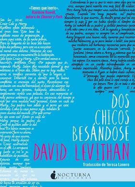 DOS CHICOS BESANDOSE | 9788494527753 | DAVID LEVITHAN