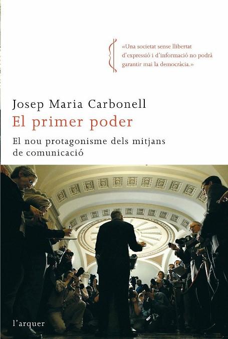 EL PRIMER PODER | 9788492541010 | JOSEP MARIA CARBONELL