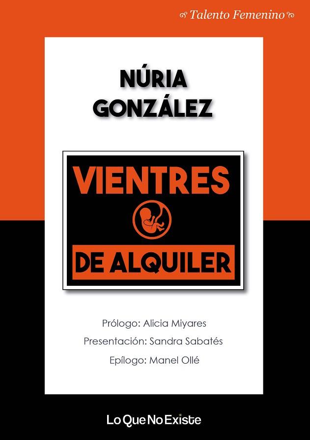 VIENTRES DE ALQUILER | 9788494930133 | NURIA GONZALEZ LOPEZ