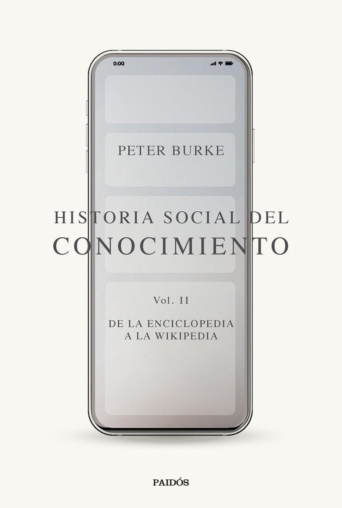 Historia social del conocimiento II | 9788449341991 | Peter Burke