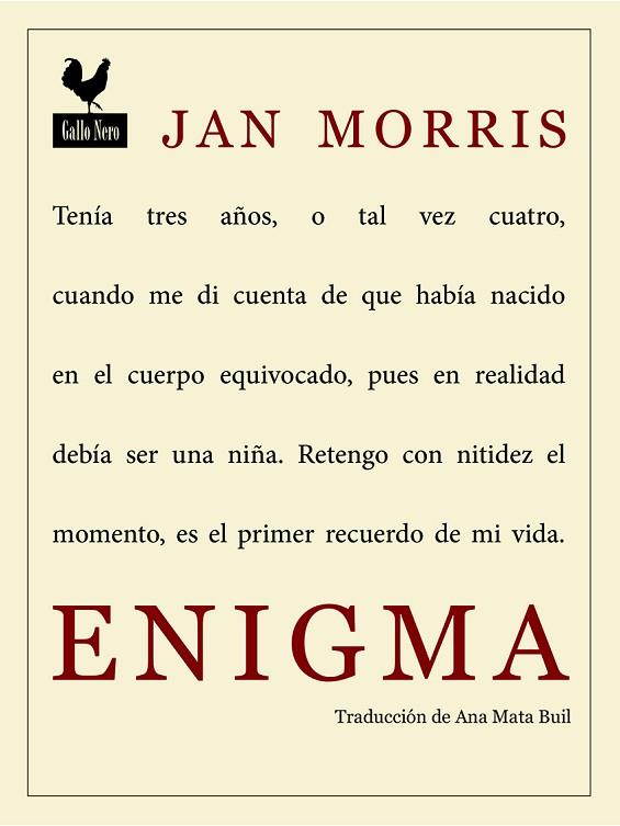 Enigma | 9788419168047 | Jan Morris