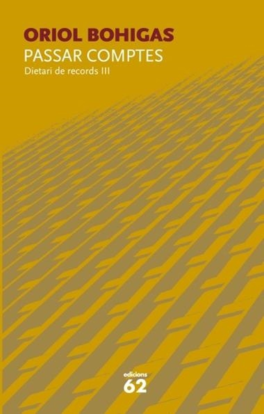 PASSAR COMPTES DIETARI DE RECORDS III | 9788429768831 | BOHIGAS, ORIOL