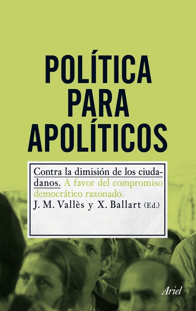 POLITICA PARA APOLITICOS | 9788434400726 | VALLES, J.M. / BALLART, X.