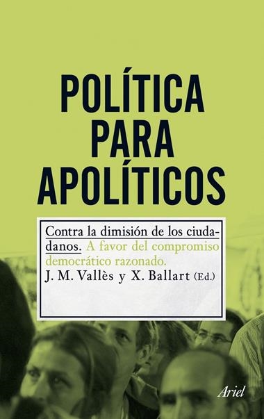 POLITICA PARA APOLITICOS | 9788434400726 | VALLES, J.M. / BALLART, X.