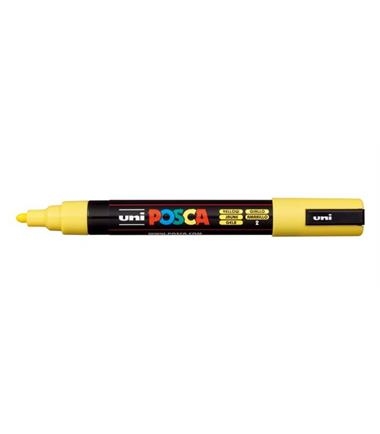 POSCA PC-5M YELLOW BULLET SHAPED | 4902778916162 | UNI POSCA