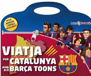 VIATJA PER CATALUNYA AMB ELS BARÇA TOONS | 9788499329079 | VV.AA.