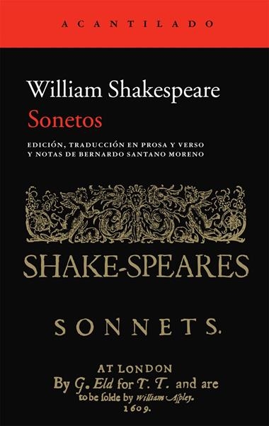 SONETOS | 9788415689324 | WILLIAM SHAKESPEARE