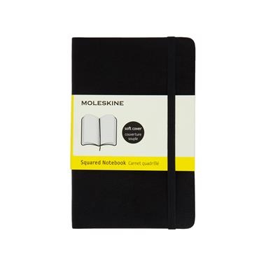 LLIBRETA TAPA TOVA QUADRICULADA POCKET NEGRA | 9788883707124 | MOLESKINE