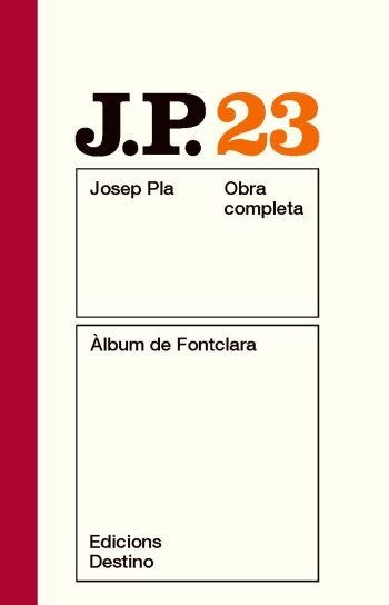 ALBUM DE FONTCLARA OCJP 23 | 9788497101639 | PLA, JOSEP