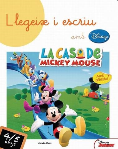 LLEGEIX I ESCRIU AMB DISNEY 4-5 ANYS | 9788415790358 | VVAA