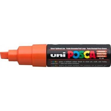 POSCA PC-8K ORANGE CHISEL SHAPED | 4902778916537 | UNI POSCA