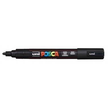 POSCA PC-5M BLACK BULLET SHAPED | 4902778916117 | UNI POSCA