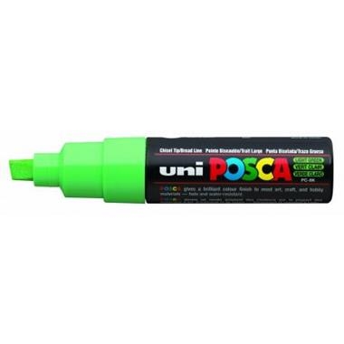POSCA PC-8K LIGHT GREEN CHISEL SHAPED | 4902778916551 | UNI POSCA