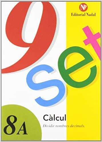 9 SET 8A QUADERN DE CALCUL | 9788478870332 | R M MARTI FUSTER