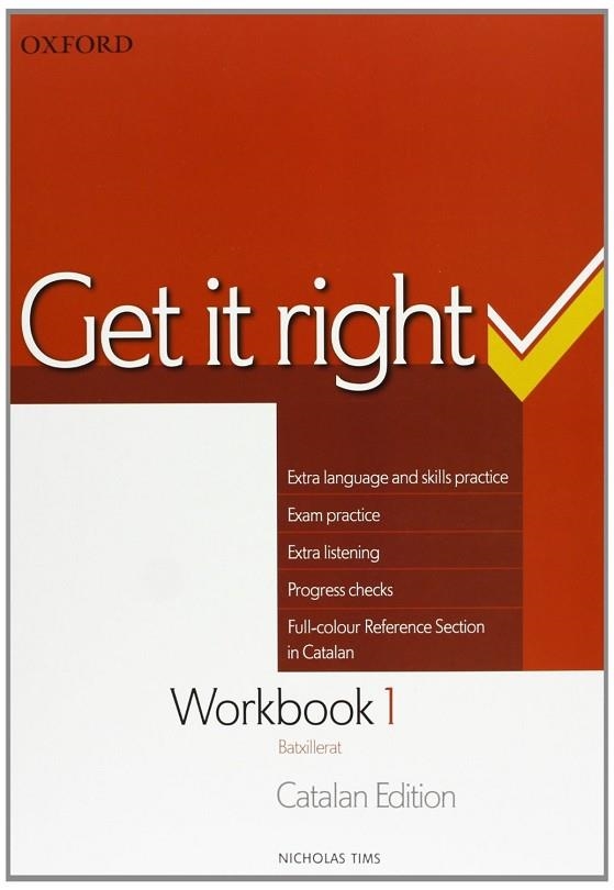 GET IT RIGHT WORKBOOK 1 BATXILLERAT | 9780194746045 | COLIN CAMPBELL/SYLVIA WHEELDON