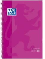 LLIBRETA MICROPERFORADA DIN A4 ROSA ESPIRAL | 8412771117771 | OXFORD