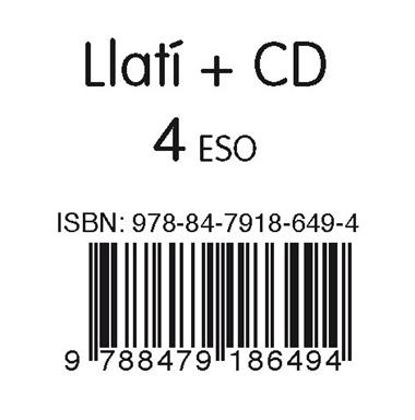 LLATI 4 ESO + CD | 9788479186494 | VARIOS AUTORES